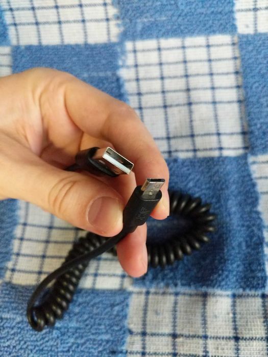 Новый витой кабель Micro USB Borasco 2м 2A в авто/дом