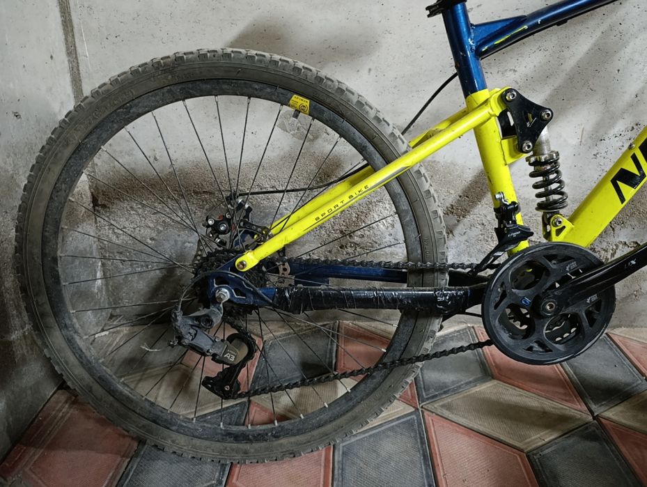 Велосипед двух подвес