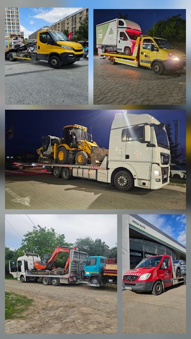 Tractari Auto/ Camioane & Transport Utilaje