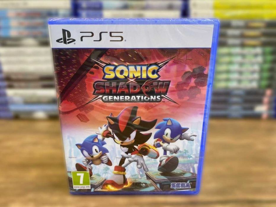 Новый Sonic X Shadow Generations PS5/ Соник Пс5 Детские Много Игр