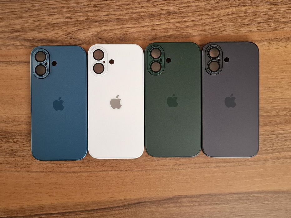 Матов стъклен кейс за apple iphone 17 - различни цветове