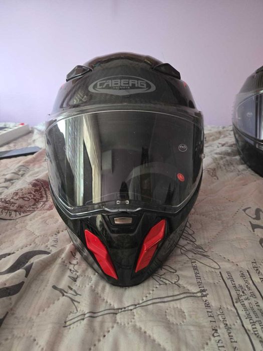 Мото каска CABERG Drift EVO II Carbon Nova Red, размер S