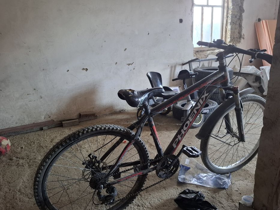 велосипед на ходу