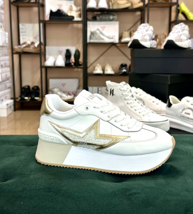 Дамски бели сникърси Liu Jo BF4039. 37