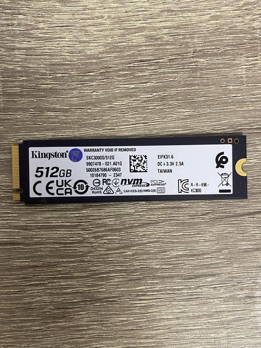 Ssd Kingston kc3000 M2 512gb