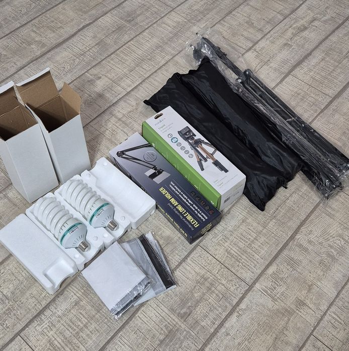 Kit de iluminare foto.