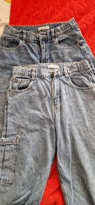 Lot 2 buc Jeans baggy baieti 152