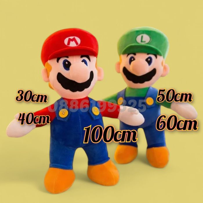 Голяма Плюшена играчка Супер Марио Super Mario 100см