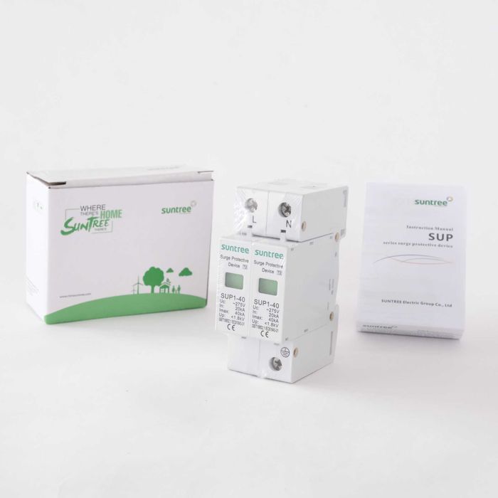 AC Арестор/Катоден отводител за соларна инсталация 20-40KA, Двуполюсен