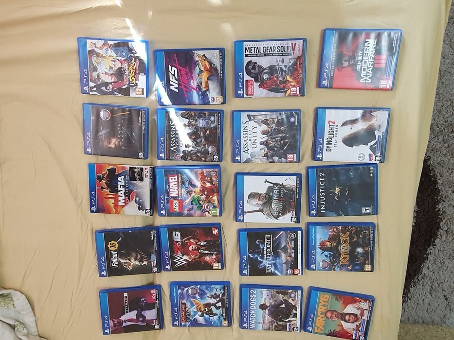 Диски с играми на Sony playstation 4