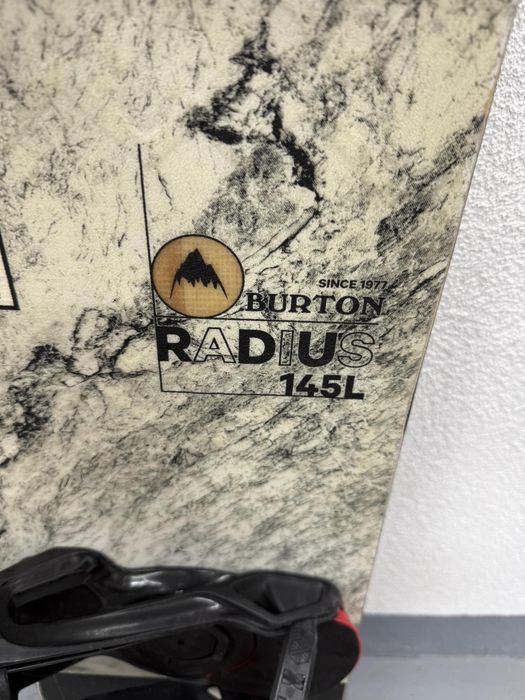placa snowboard burton radius 145 cm