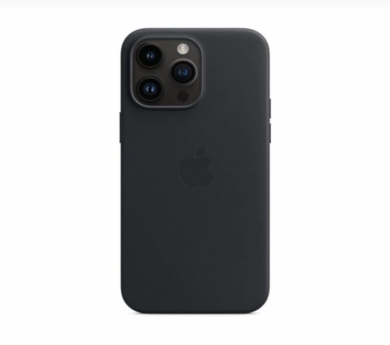 Husa iPhone 14 Pro Max Piele - Negru