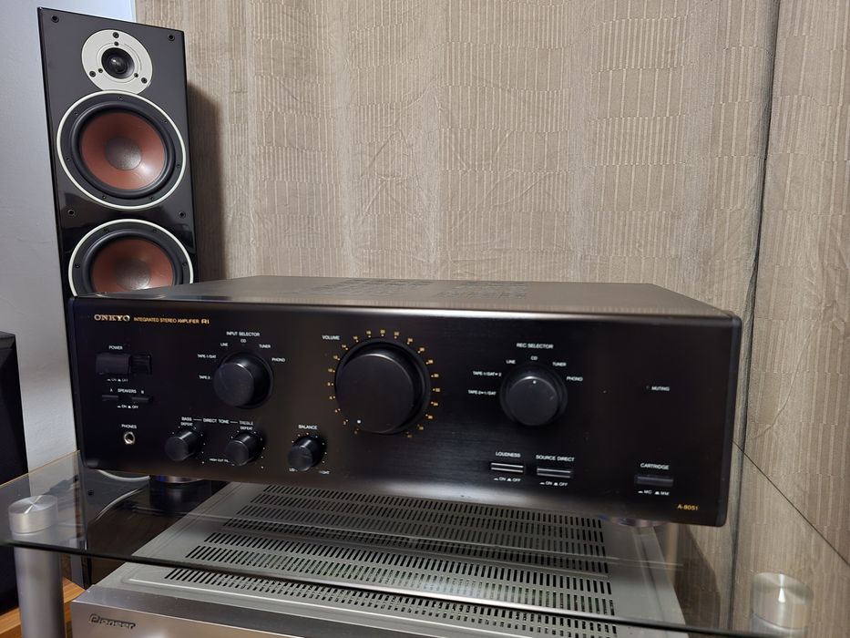 Onkyo Integra A-8051 – amplificator Hi-Fi japonez, High Current, 2x130W/4Ω, factor damping ridicat, sunet audiofil!
