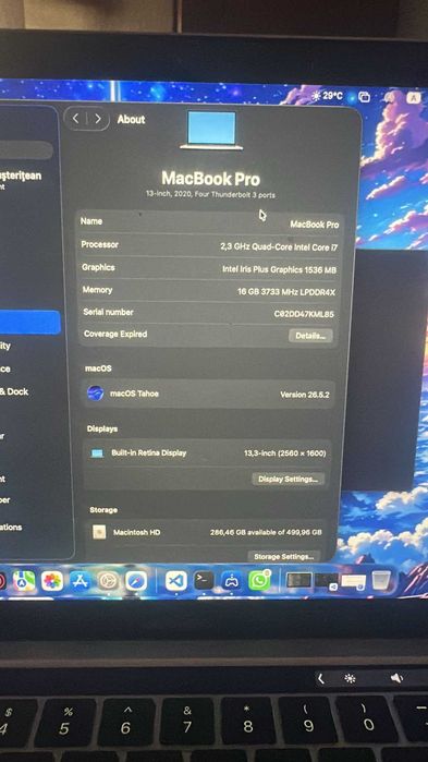 Macbook Pro 2020