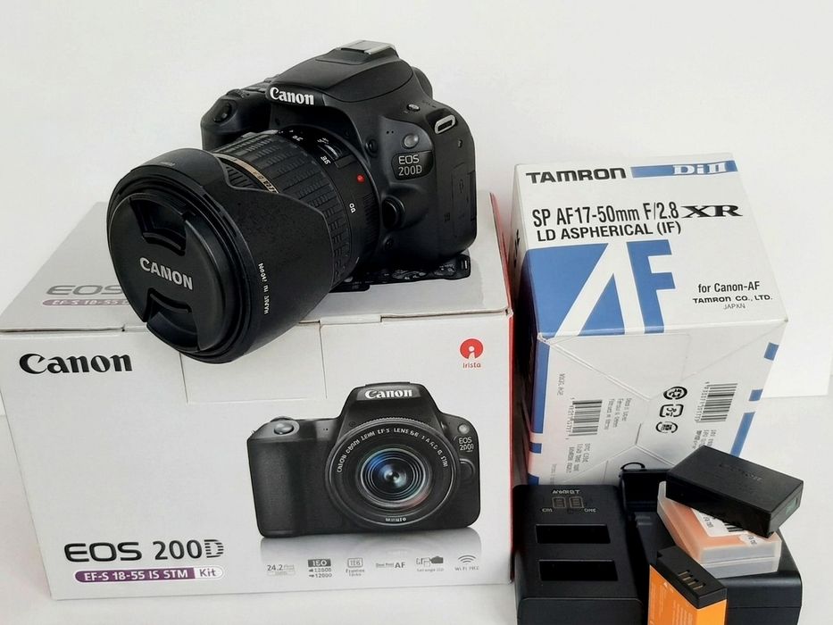 Canon 200d + 18-50 f2.8 tamron