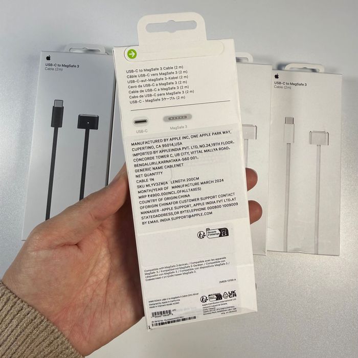 Продам кабель USB-C → MagSafe 3 (Cable  2m) для MacBook.