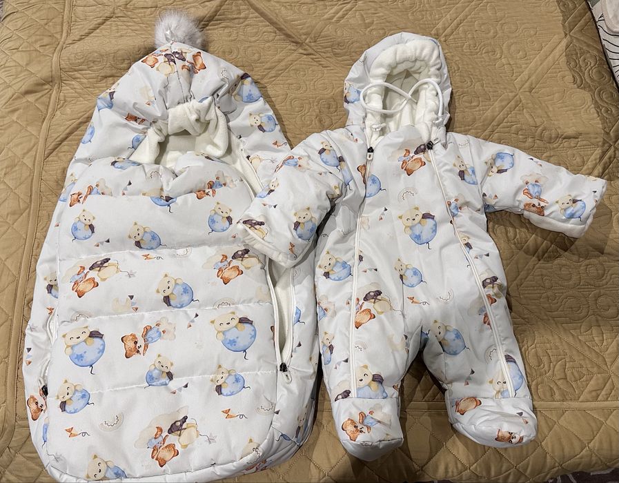 Комбинезон и конверт