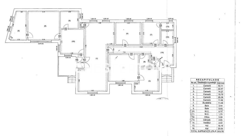 Casa cu teren 557 mp de vanzare, Unirii – Udriste – Matei Basarab