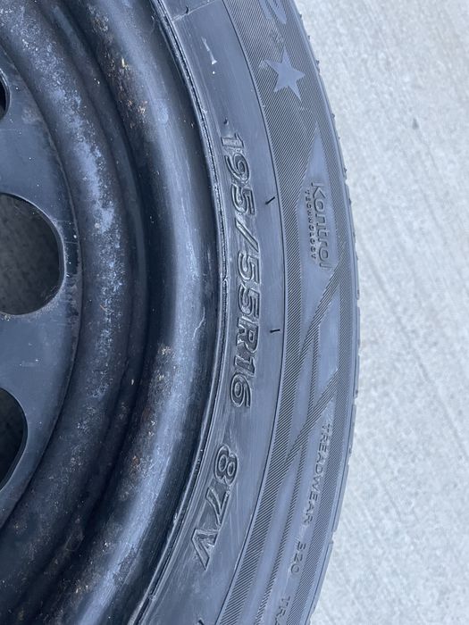 Anvelope cu Jante BMW 16” si capace originale