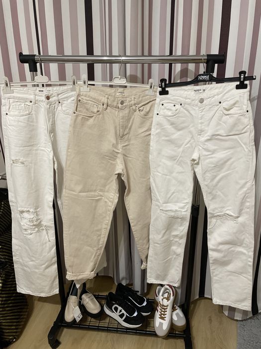 Кожени панталони Зара, Манго