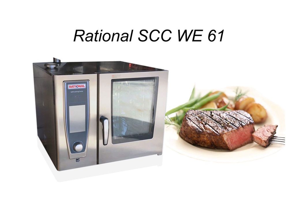 Рационал/Rational Конвектомат! SCC WE 61! 2018г. Лед! Бг Меню!ТОП!