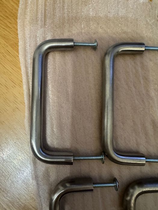 Дръжки за мебели от неръждаема стомана  плътни 19 броя