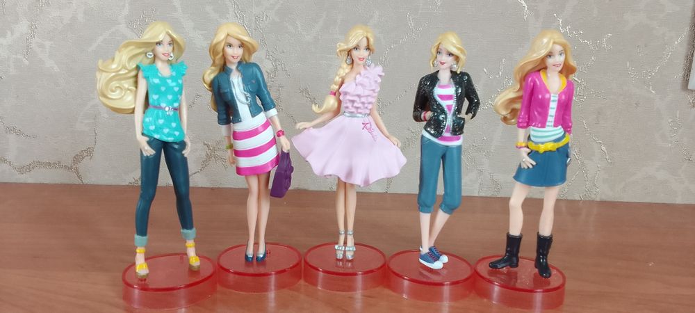 Фигурки Барби 13см 5 штук