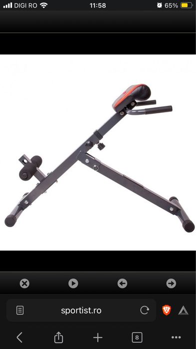 Aparat hiperextensii inSPORTline Hero BTB10