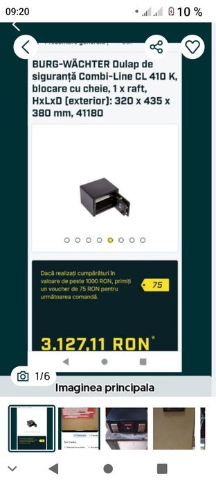 Vând seif antifoc, casetă banii, documente