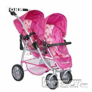 Количка за кукли близнаци