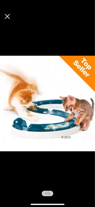 Set jucarii pisica - Circuit joaca + centru masaj + labirint hranire