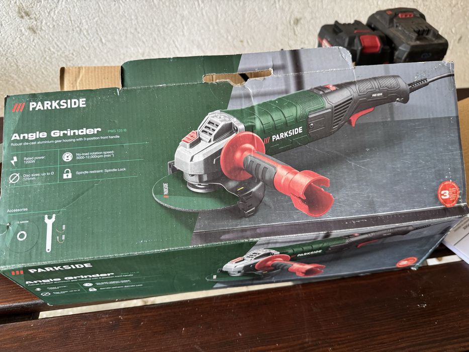 Ъглошлайф Parkside PWS 125 i8