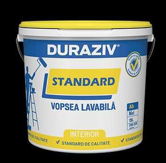 Vopsea lavabila cu Kauciuc, 15 L, pentru interior