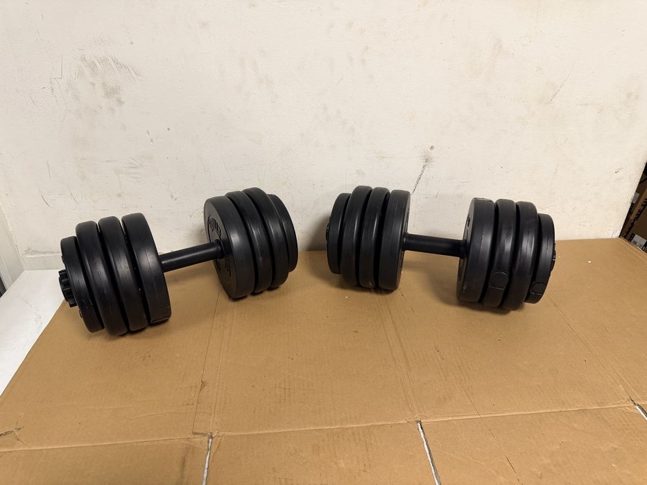 Set gantere reglabile noi 34 kg.17 kg+17 kg=34 kg, pret 200 lei