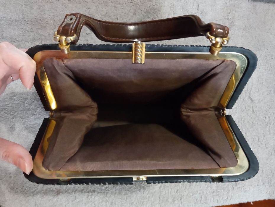 Кожаная сумочка 50-60х гг