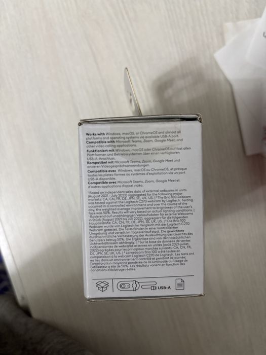 Веб камера brio 100 logitech 1080p