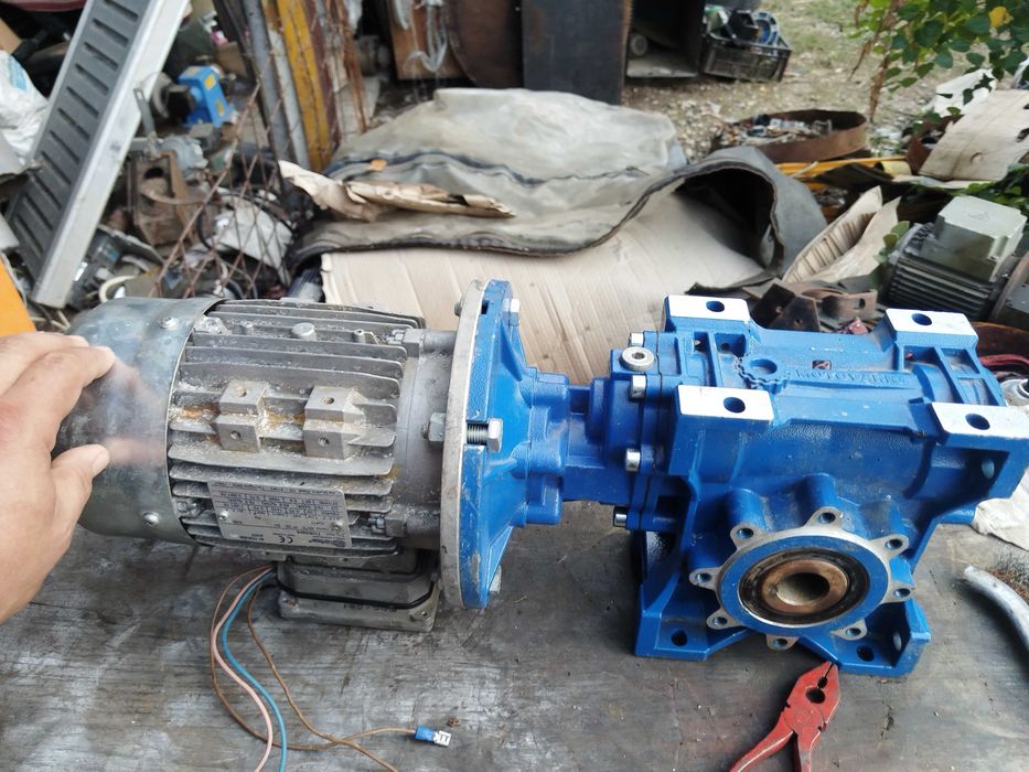 Motor electric cu Reductor cazan rachiu