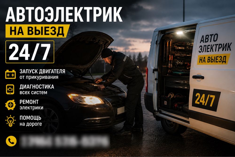Автоэлектрик На выезд 24/7