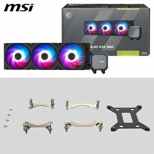 Cooler Procesor MSI MAG CORELIQUID A13 360 AIO NEGRU, Nou,Garantie,TVA