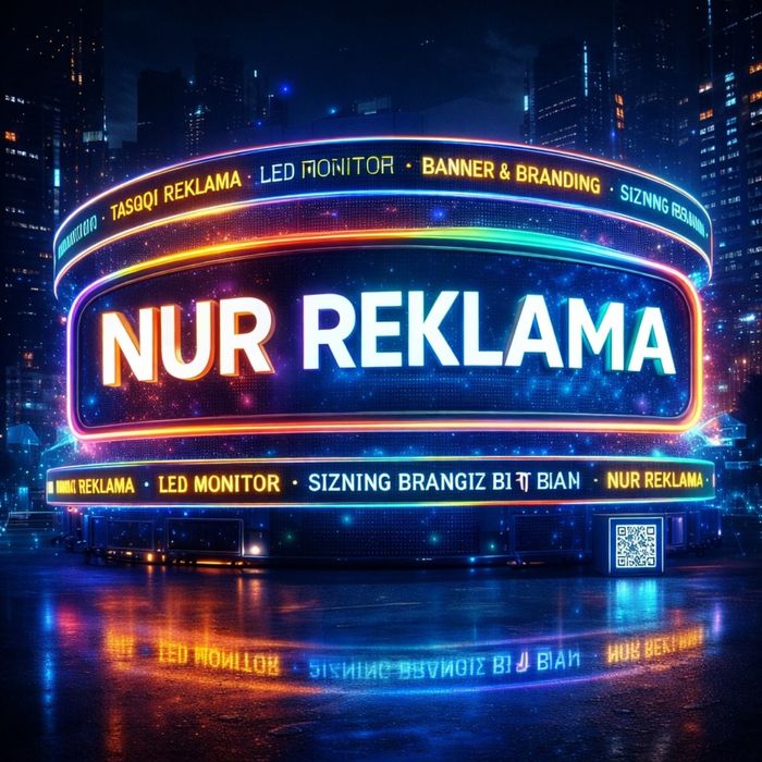 banner tashqi reklama bukva led ekran