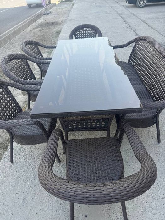 Ротанг столь стуль