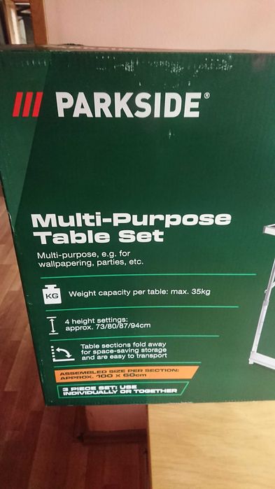 Set mese pliante si pliabile 100X60