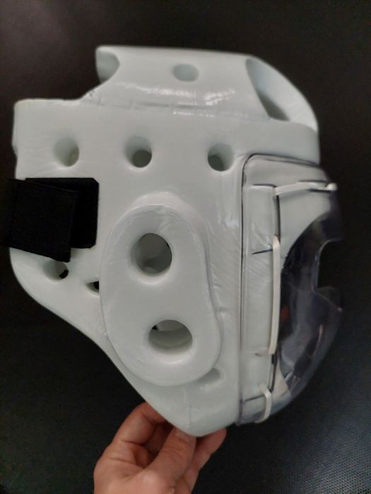 Set protectii taekwondo (casca + vesta protectie piept)