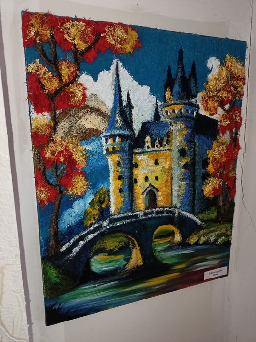 Картина из нитей