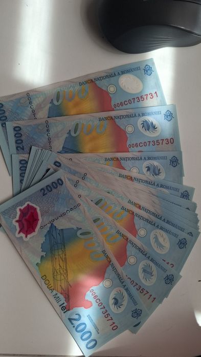 Bancnote 2000 LEI Eclipsa si românești suvenir