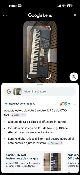 Orga casio ctk-501