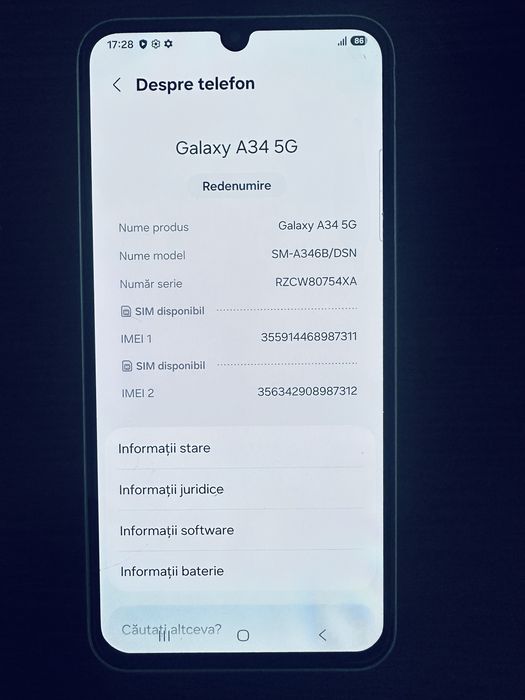 Samsung Galaxy A34 5G, Dual SIM