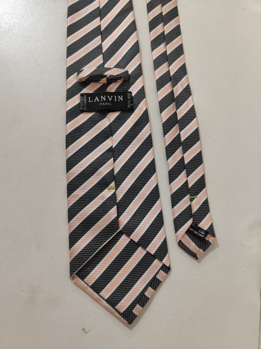 Cravată Lanvin mătase naturală