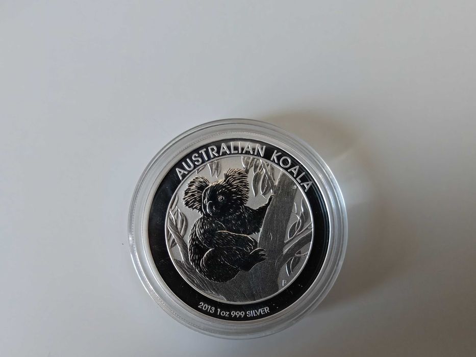 Сребърна монета, 1 oz Австралийска коала 2012,2013, 99.99% сребро