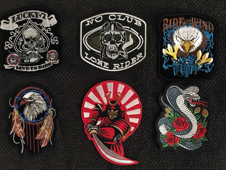 Petic/Patch/Emblema brodat geaca/vesta/etc piele/textil moto/rock/punk